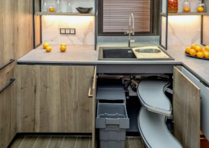 Угловая кухня для малогабаритного пространства Угловая кухня для малогабаритного пространства